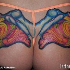 buttocks anus tattoo 18