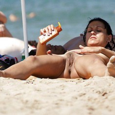Girls sunbathing naked  