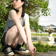 upskirt flasher pussy 015
